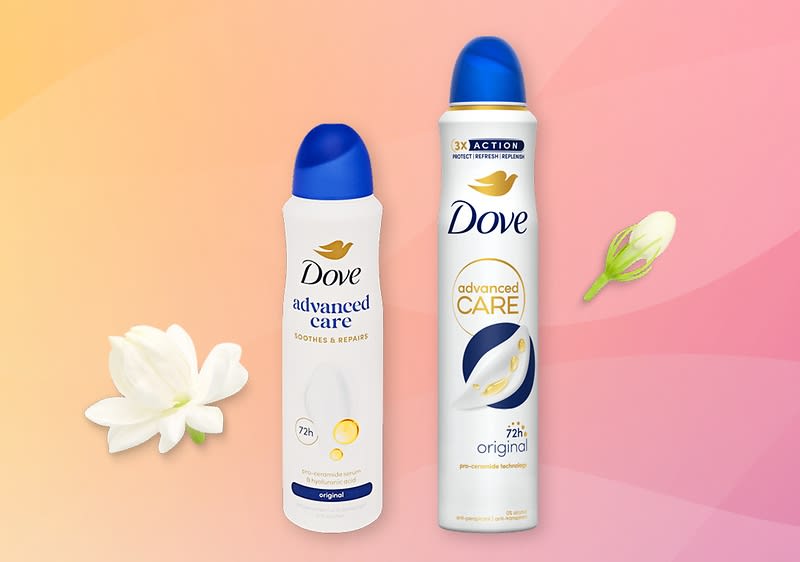 2 produkty Dove Advanced Care