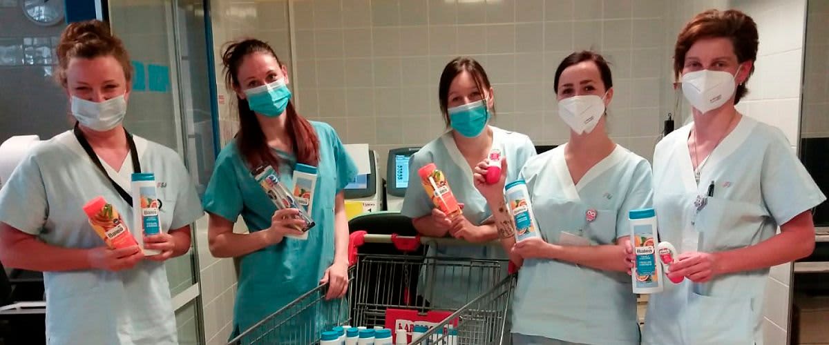 Nemocnice dostaly od společnosti dm přes 11.000 drogistických produktů