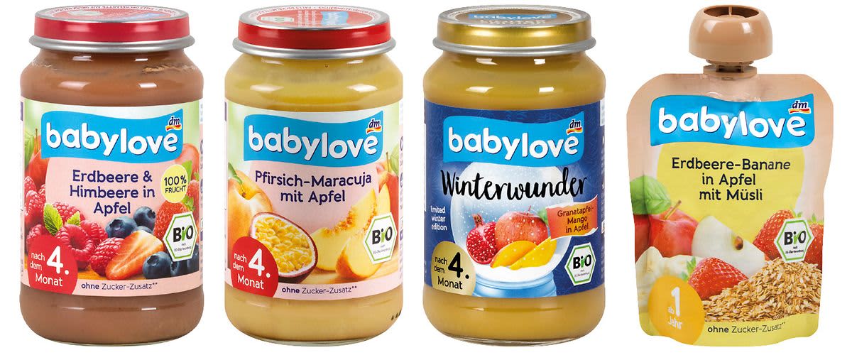 Společnost dm drogerie markt stahuje z prodeje babylove BIO ovocné příkrmy