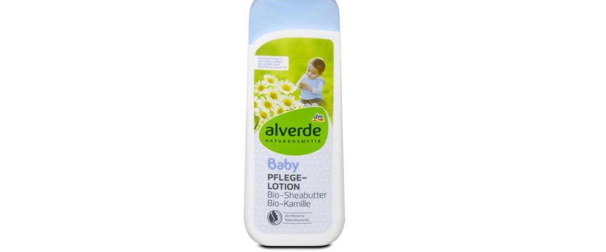 Společnost dm drogerie markt stahuje z prodeje produkt alverde baby tělová emulze bio bambucké máslo a bio heřmánek, 200 ml
