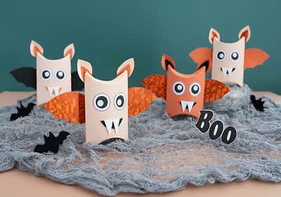 Netopýři jako halloweenská dekorace