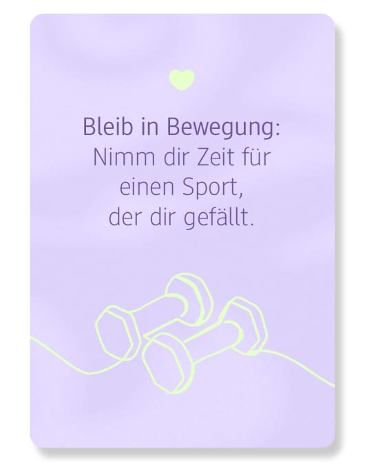 Motivationsspruch Bewegung & Sport