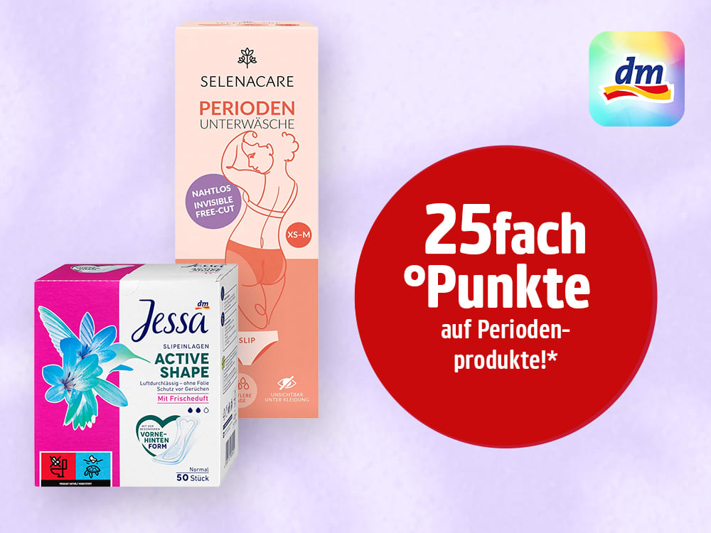 25fach Punkte auf Periodenprodukte