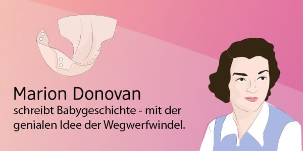 Eine Illustration von Josphine Cochrane, der Erfinderin des Geschirrspülers.