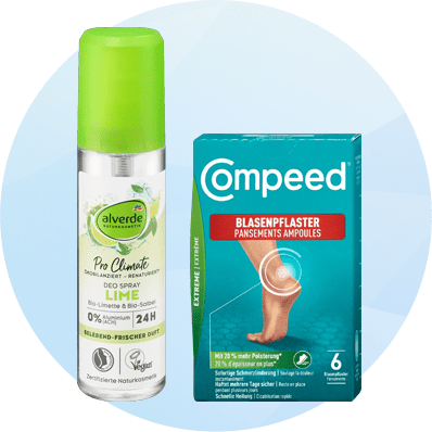 Deo und Fußpflegeartikel