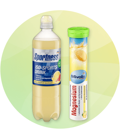 Sportness ISO Drink und Magnesium Brausetabletten