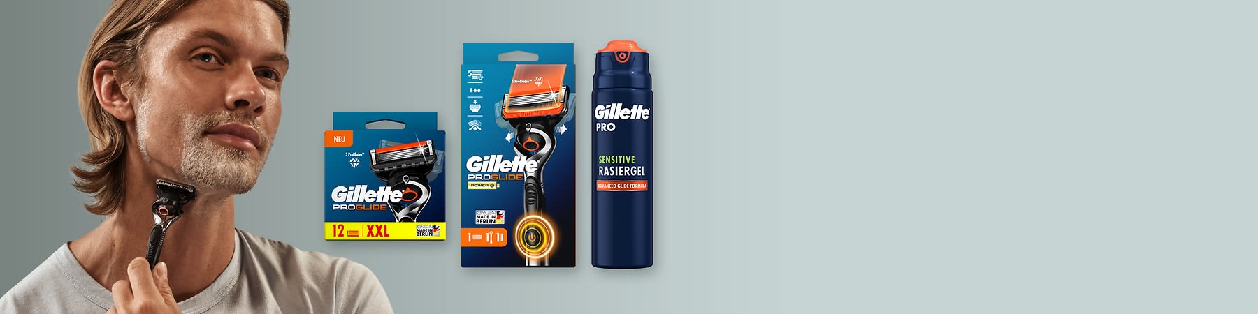 Gillette ProGlide Systemrasur