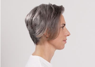 Graue Haare nachher 1