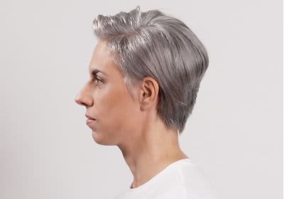 Graue Haare nachher 1