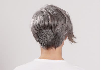 Graue Haare nachher 1