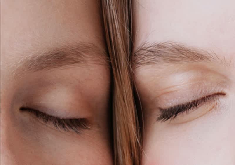 Natürlich lange Wimpern
