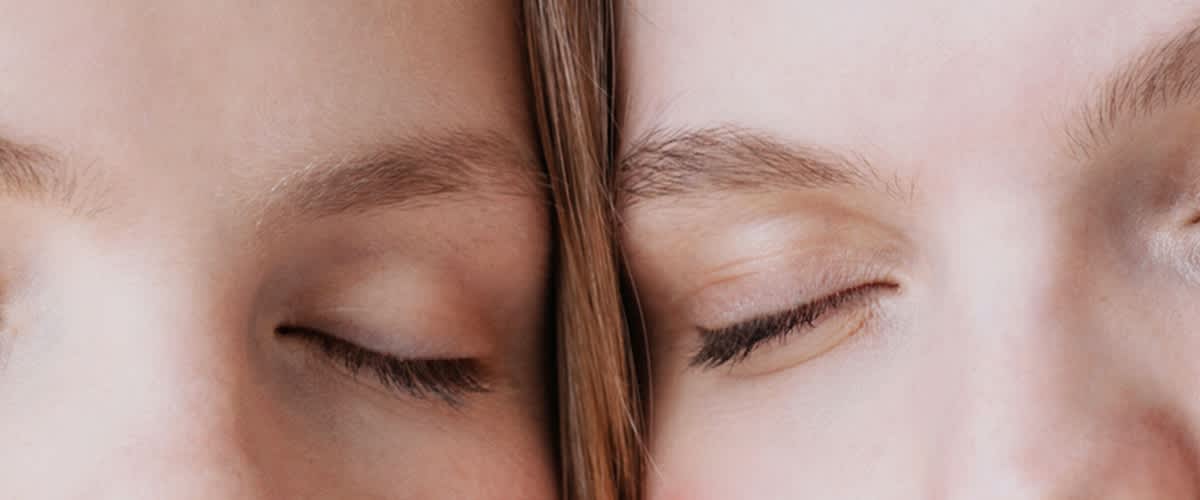 Natürlich lange Wimpern