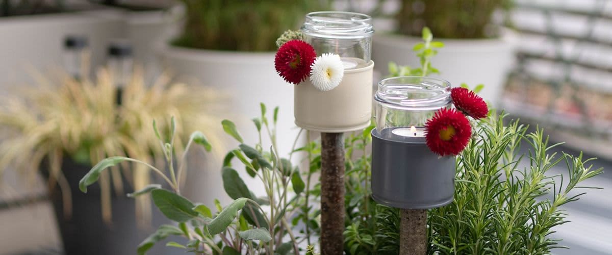 Do it yourself Kerzenleuchte aus Dosen