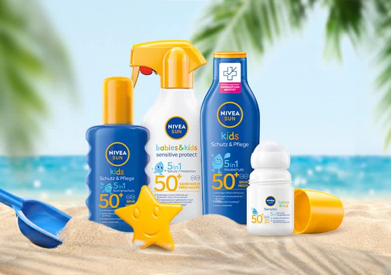 NIVEA Sonnenschutzprodukte für Kinder
