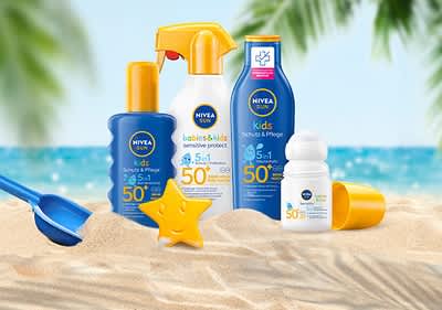 NIVEA Sonnenschutz-Produkte für Kinder