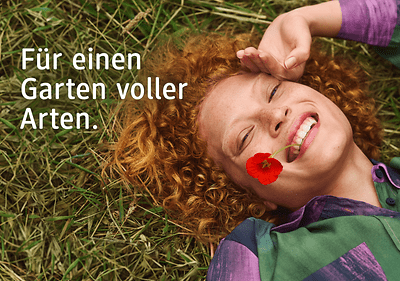 Frau mit Blumen