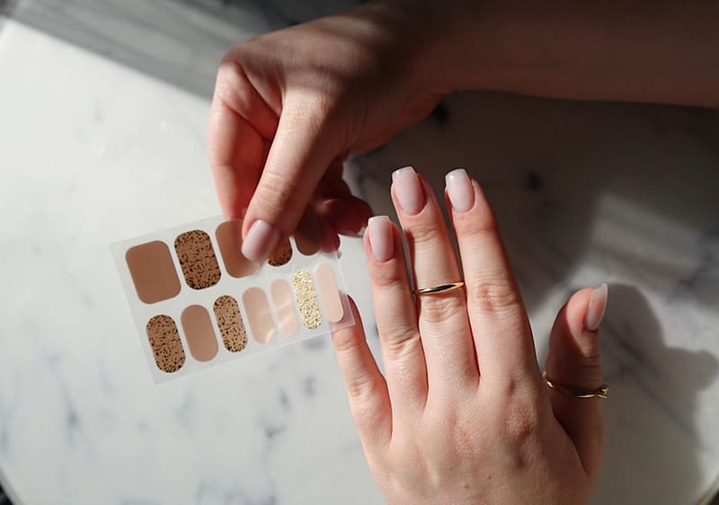 Nagelfolie zum Selbstkleben