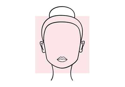 quadratische Gesichtsform