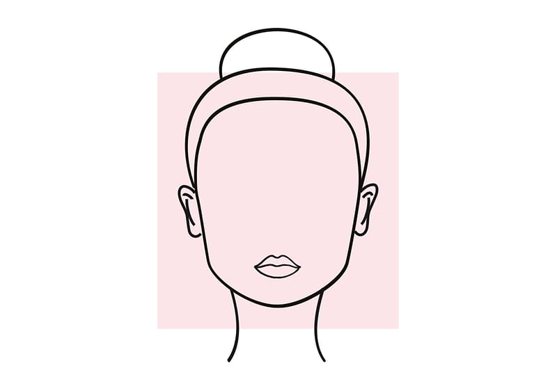 quadratische Gesichtsform