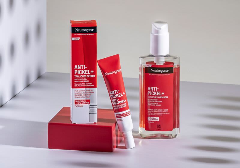 Anti Pickel + Neutrogena Produkte