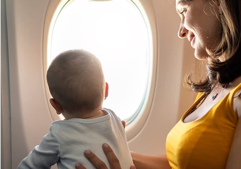 Mit Baby fliegen
