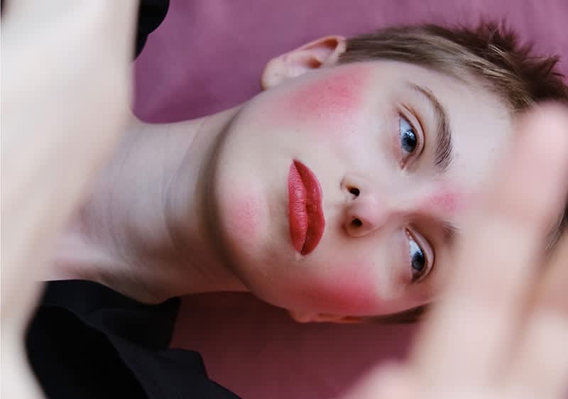 rote Lippen schminken