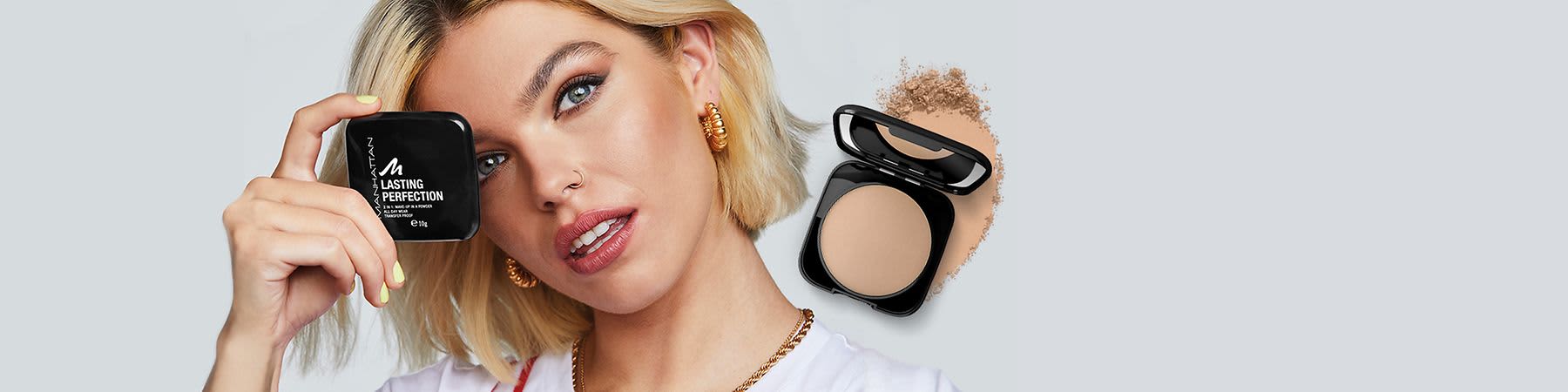 MANHATTAN Lasting Perfection Compact 2in1 Make-up