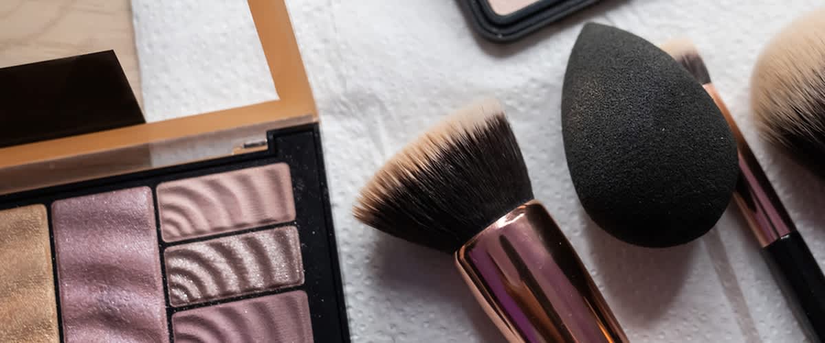 Verschiedene Make-up Pinsel