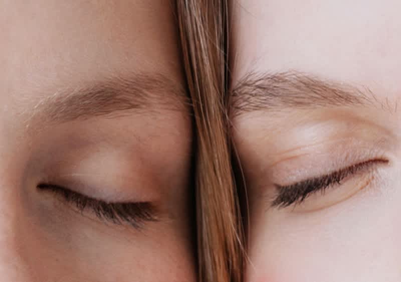 Natürlich lange Wimpern