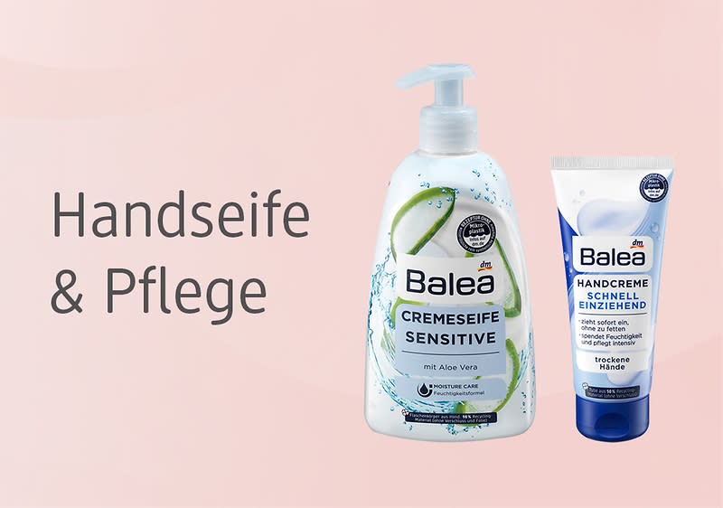 Zwei Produkte zur Gesichtspflege von Balea