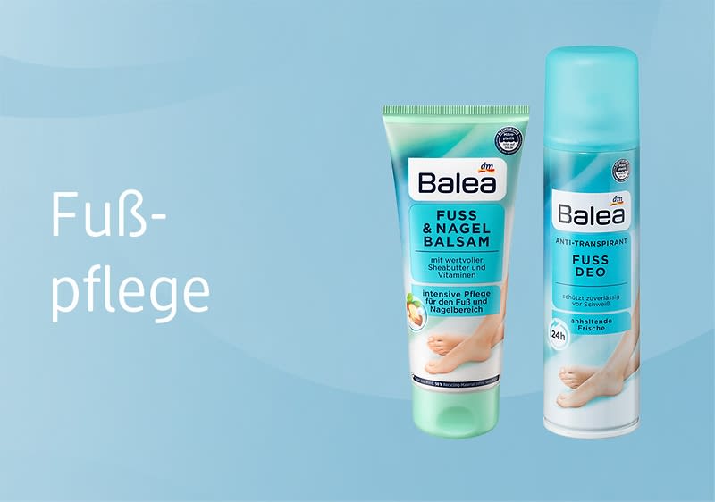 Balea Fußpflegeprodukte