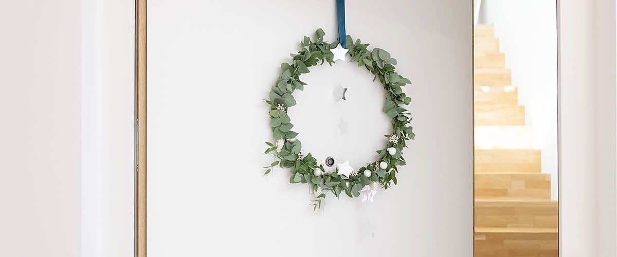 tuerkranz weihnachtlich
