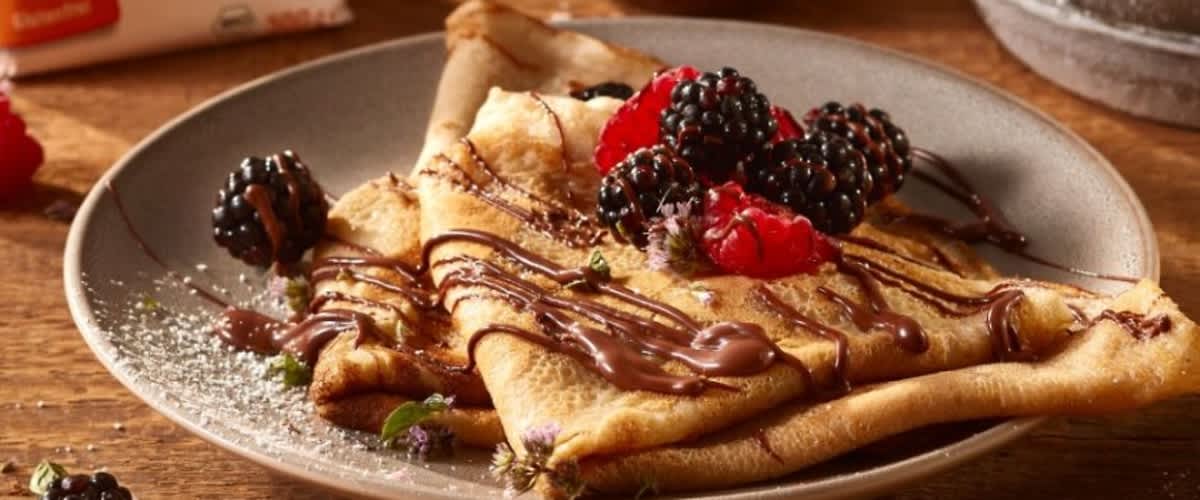 Buchweizencrêpe mit Haselnusscreme 