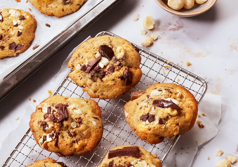 Double Chocolate Macadamia Cookies