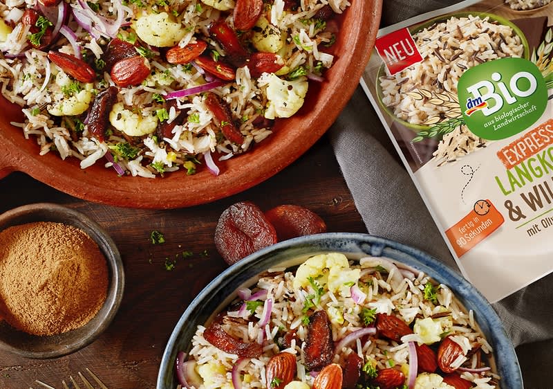 Orientalische Gemüse-Reis-Pfanne