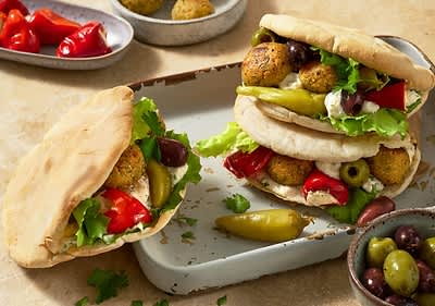 Gefüllte Pita-Taschen 