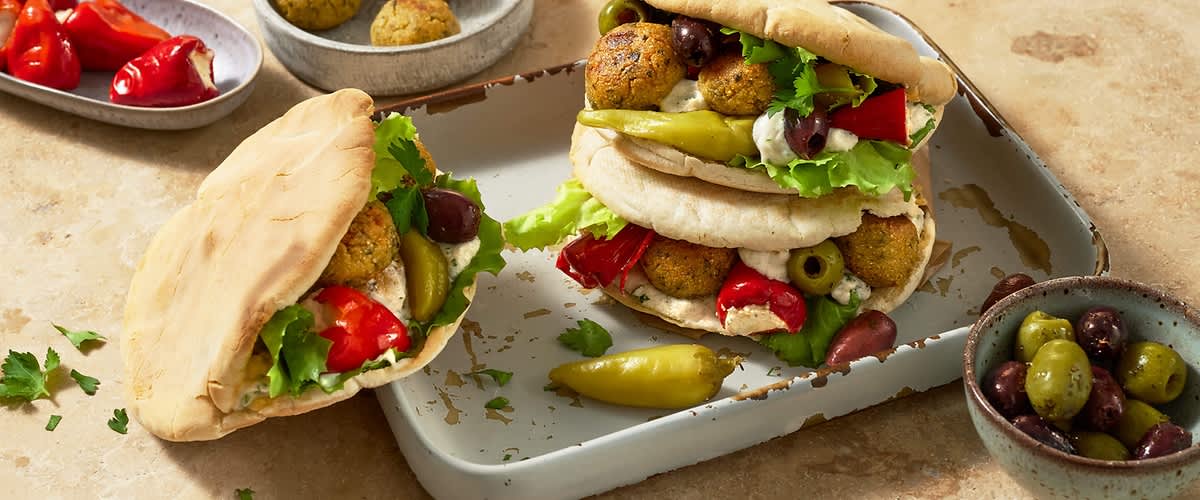 Gefüllte Pita-Taschen 