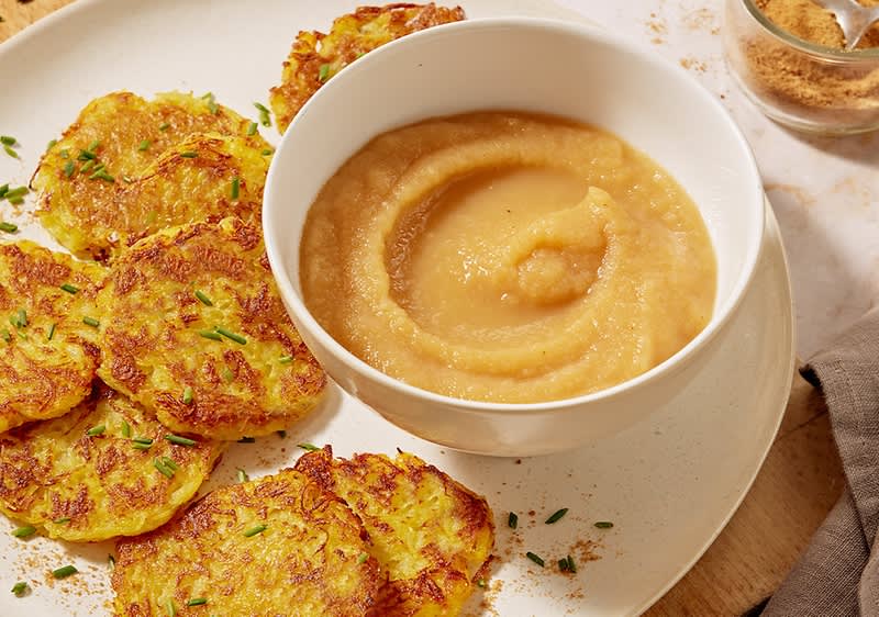 Reibekuchen mit Apfelmark