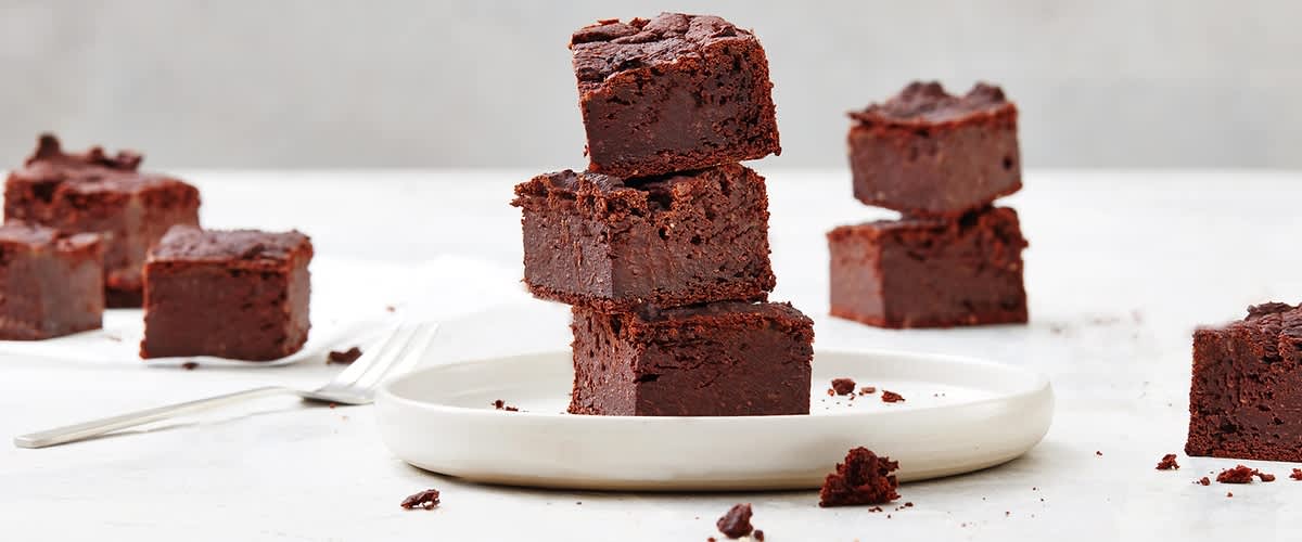 Dattel-Bohnen-Brownies