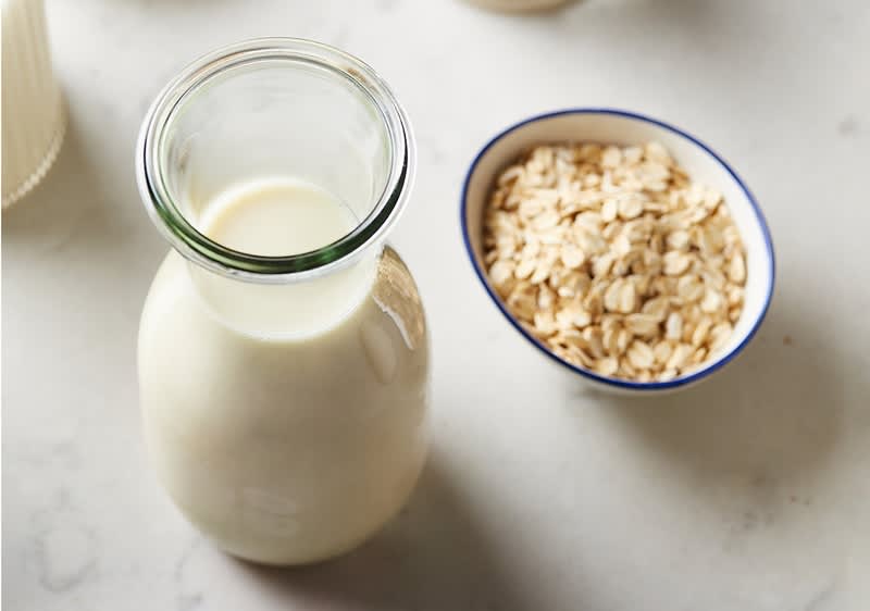Hafermilch in Krug