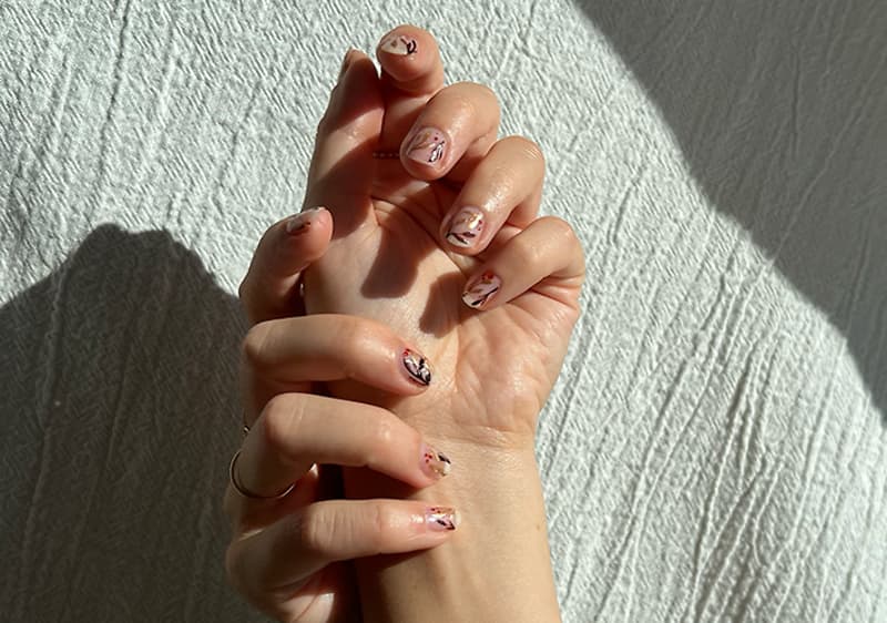 Veganes Nageldesign