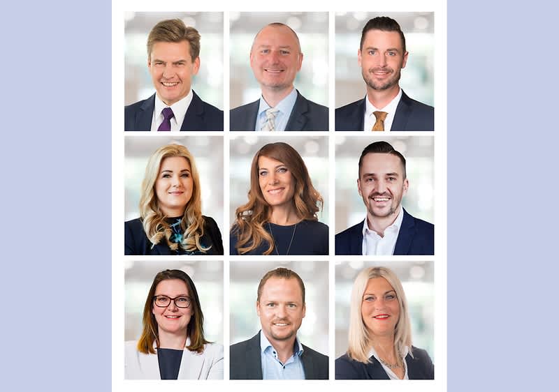 Im Bild: Die Geschäftsleitung von dm Österreich