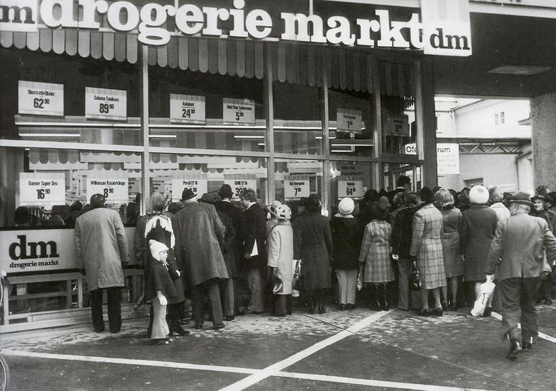dm Filiale 1976