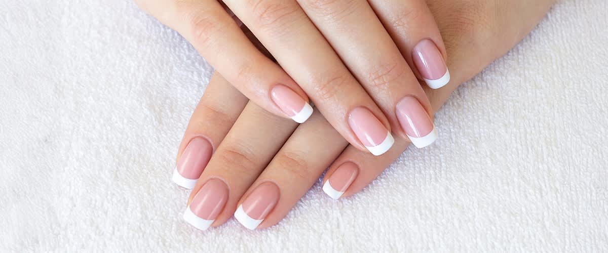 French Nails rosa weiss