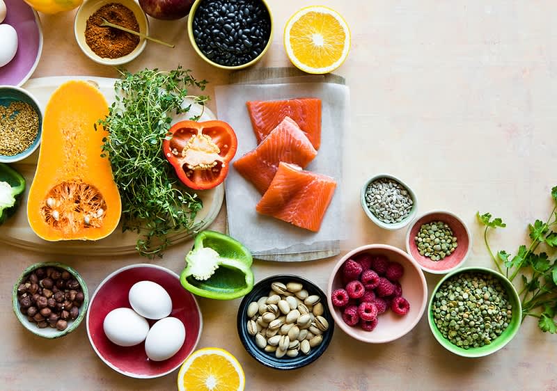 Lebensmittel mit Antioxidantien