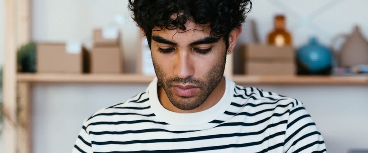 Mann mit 3-Tage-Bart