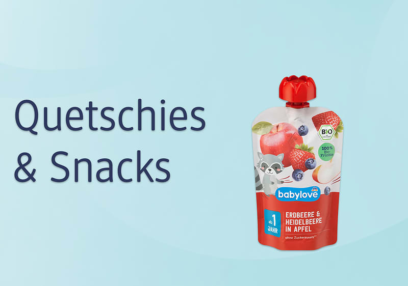 babylove snacks und quetschies