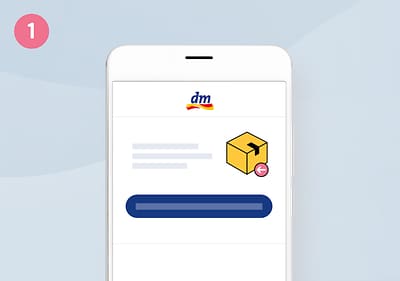 Rücksendung Schritt 1