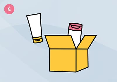 Rücksendung Schritt 4