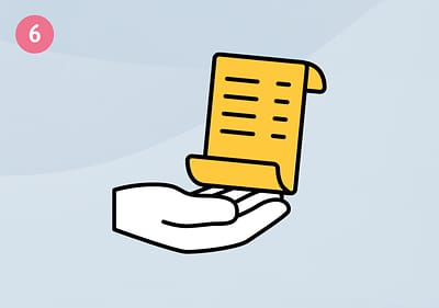 Rücksendung Schritt 6